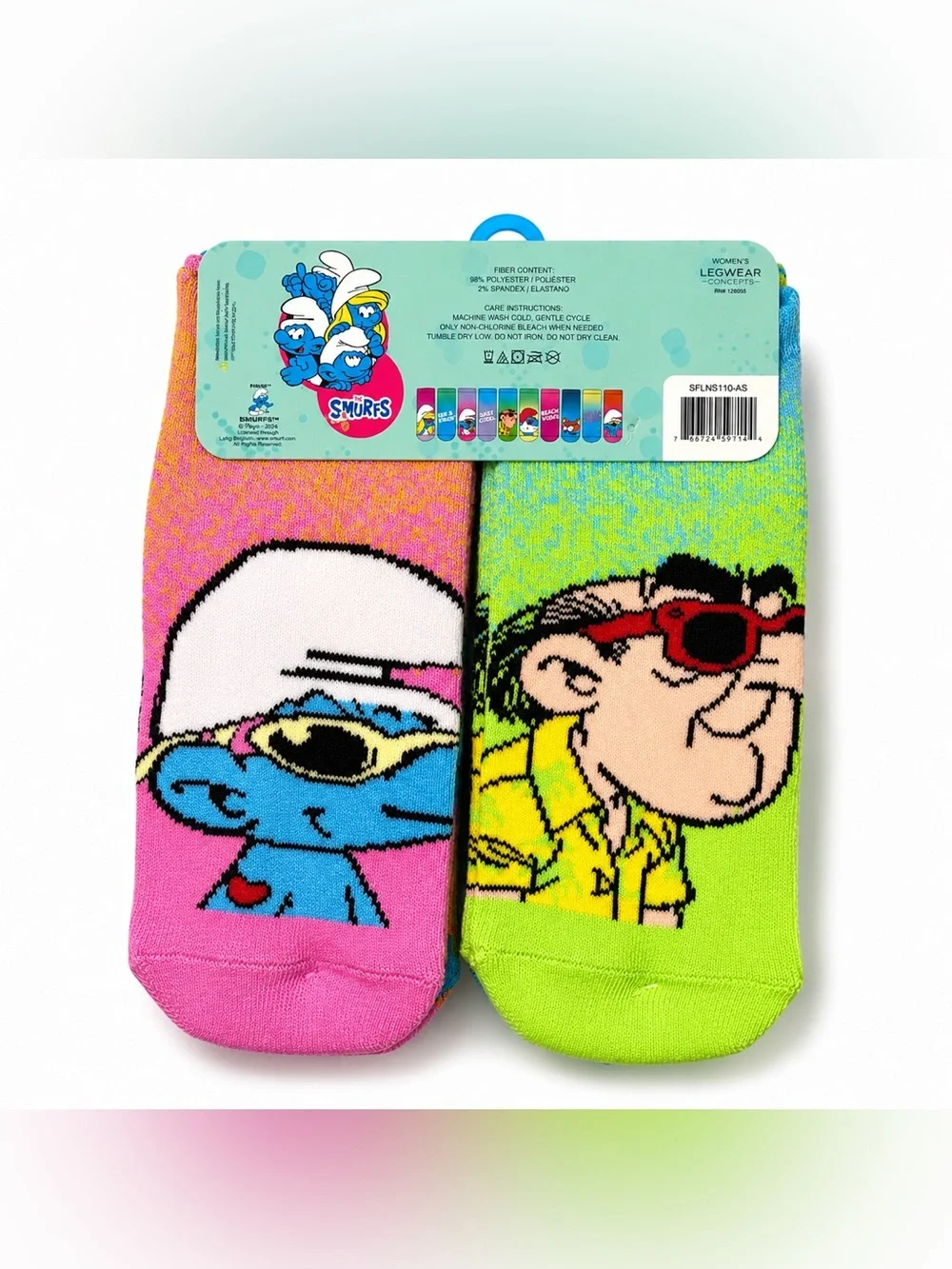 🩵 The Smurfs 10-Pair No Show Socks Set | Shoe Size 4-10 | NWT 💞